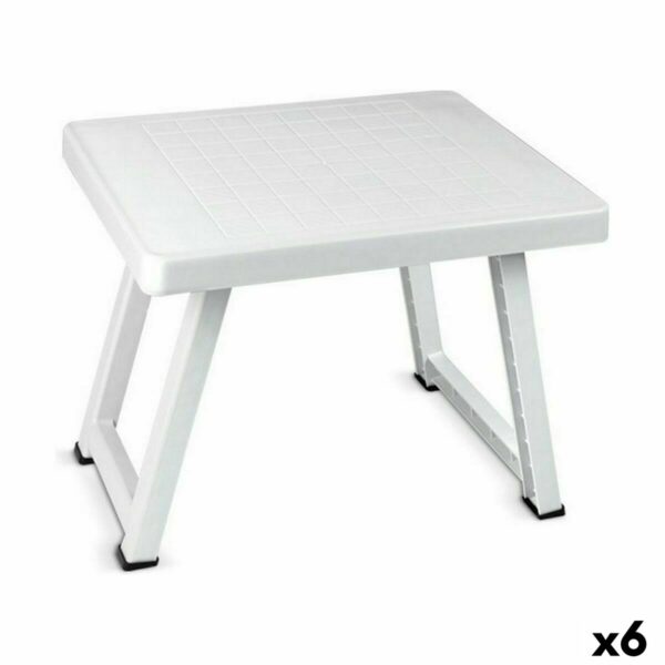 Petite Table d’Appoint Confortime Pliable Plastique 51 x 40 x 40 cm (6 Unités)