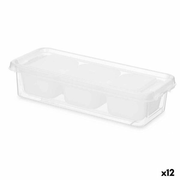 Organisateur Blanc Plastique 28,2 x 6 x 11,7 cm (12 Unités)