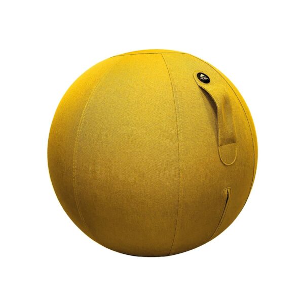 Siège ballon ergonomique revêtement jaune