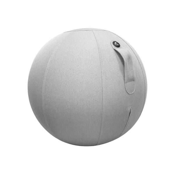Siège ballon ergonomique revêtement gris clair