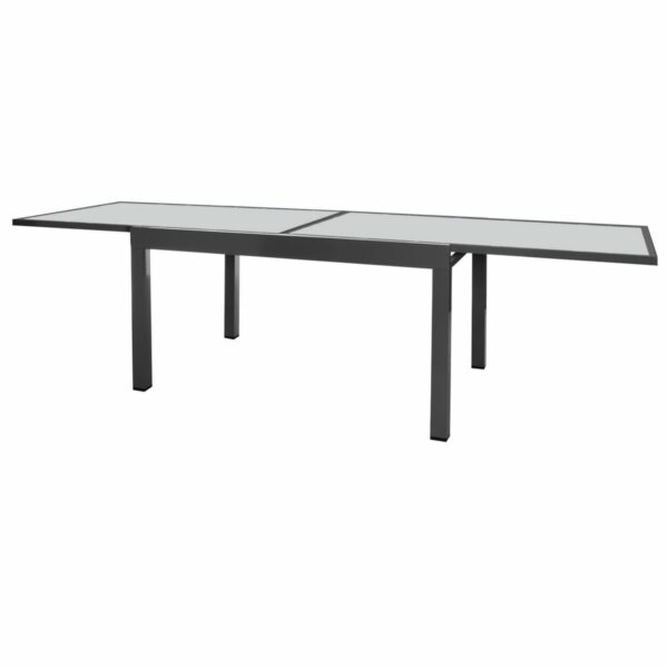 Table extensible Thais 135 x 90 x 74 cm Aluminium