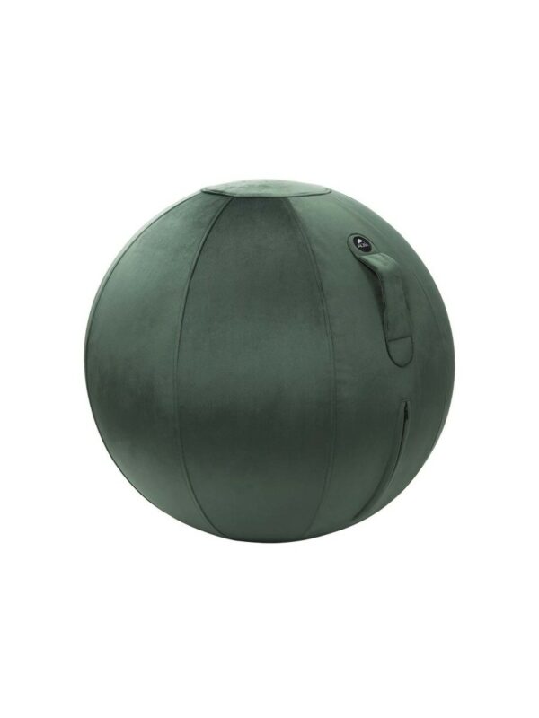 Siège ballon ergonomique revêtement velours vert