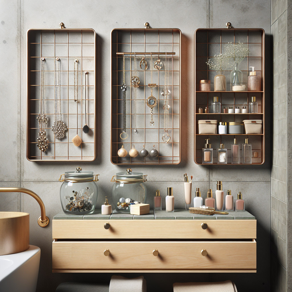 3 astuces rangement salle de bain pour bijoux et beauté