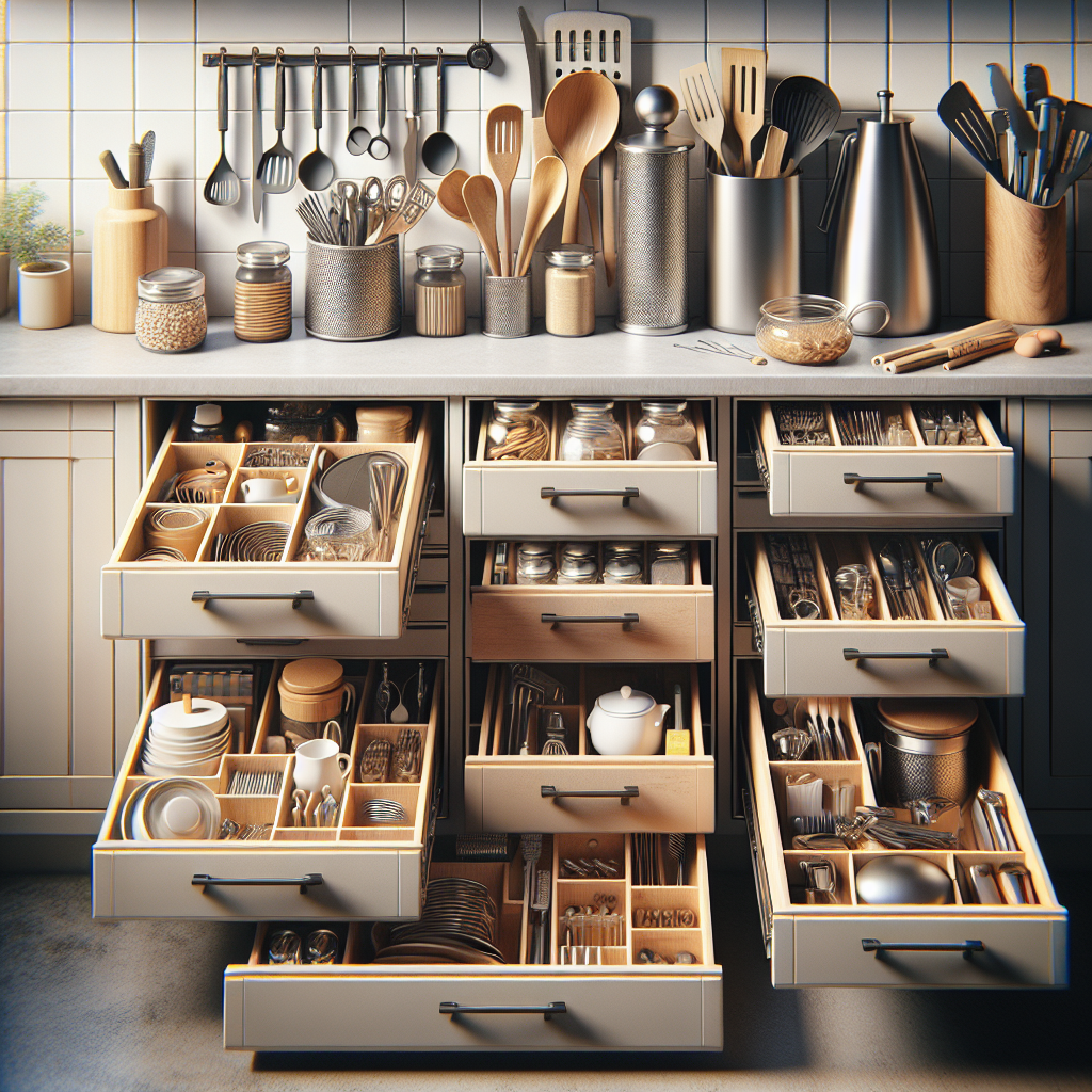 7 moyens astucieux pour organiser vos tiroirs de cuisine